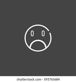 Smile icon illustration isolated vector sign symbol