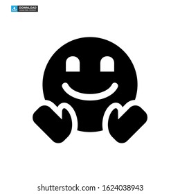 smile icon isolated sign symbol vector illustration - high quality black style vector icons
