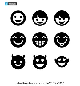 smile icon isolated sign symbol vector illustration - Collection of high quality black style vector icons
