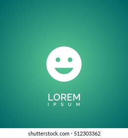 smile icon. smile logo
