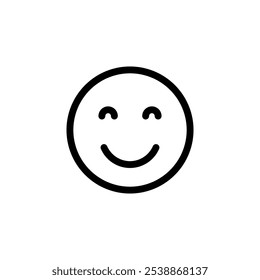 Smile icon logo design. smile emoticon icon. feedback sign and symbol