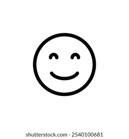 Smile icon logo design. smile emoticon icon. feedback sign and symbol