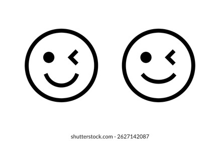 Smile icon logo design. smile emoticon icon. feedback sign and symbol