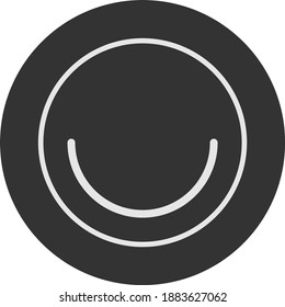 smile icon logo or illustrator