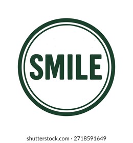 smile icon logo seal vector on white background
Vector stamp icon