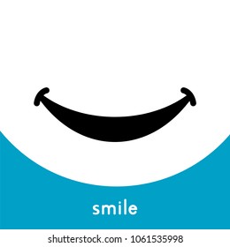 Smile Icon Logo Template Vector Design