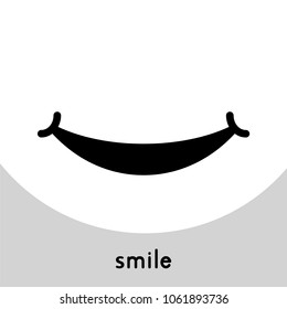 Smile Icon Logo Template Vector Design
