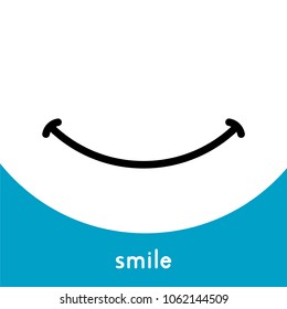 Smile Icon Logo Template Vector Design