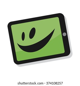 smile icon. logo vector.