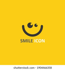 icono de sonrisa, sonrisa, logo diseño vector diseño feliz emoticono Negocios, diseño divertido y felicidad emocional vectorial 