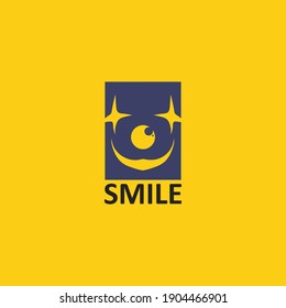 icono de sonrisa, sonrisa, logo diseño vector diseño feliz emoticono Negocios, diseño divertido y felicidad emocional vectorial 
