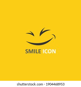 smile icon, smile, logo vector design happy emoticon Business, funny design and vector emoji happiness 