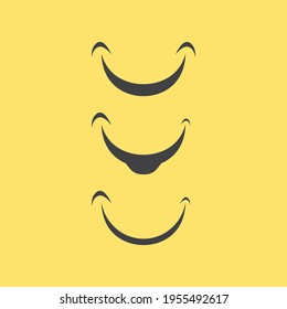smile icon, smile, logo vector design happy emoticon Business, funny design and vector emoji happiness 
