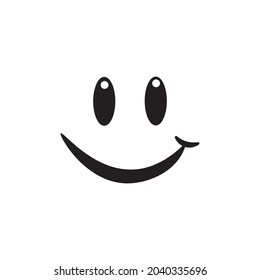 Smile Icon logo vector design