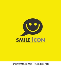 icono de sonrisa, sonrisa, logo diseño vector diseño feliz emoticono Negocios, diseño divertido y felicidad emocional vectorial 