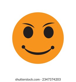 smile icon logo vector design template