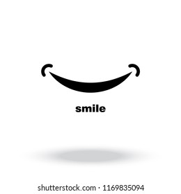 Smile Icon Logo Vector Template Design