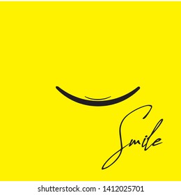 Smile icon Logo Vector Template Design - Vector