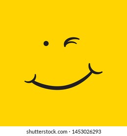 Smile icon Logo Vector Template Design - Vector