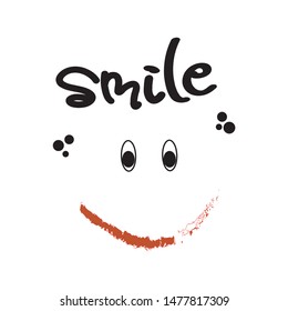 Smile Icon Logo Vector Template Design