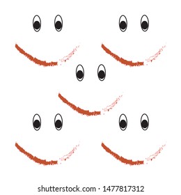 Smile Icon Logo Vector Template Design