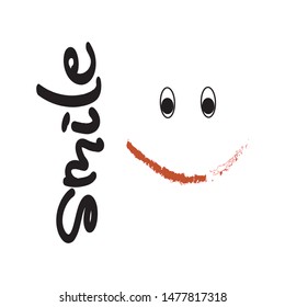 Smile Icon Logo Vector Template Design