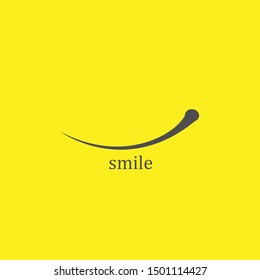 Smile Icon Logo Vector Template Design