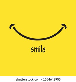 Smile icon Logo Vector Template Design