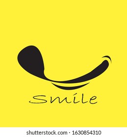 Smile icon Logo Vector Template Design background