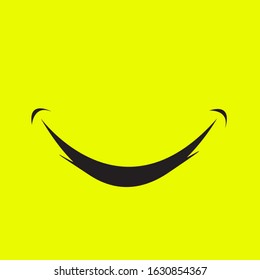 Smile icon Logo Vector Template Design background