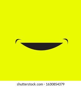 Smile icon Logo Vector Template Design background