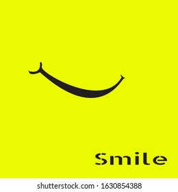 Smile icon Logo Vector Template Design background