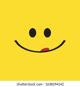 Smile Icon logo Vector Template Design