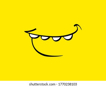 Smile icon Logo Vector Template Design