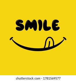 Smile icon Logo Vector Template Design