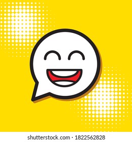 Smile icon Logo Vector Template Design
