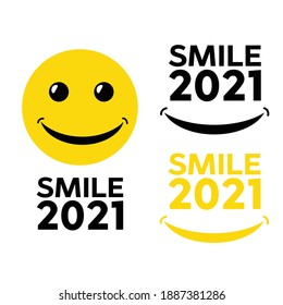 Smile icon Logo Vector Template Design. Smlie doodle