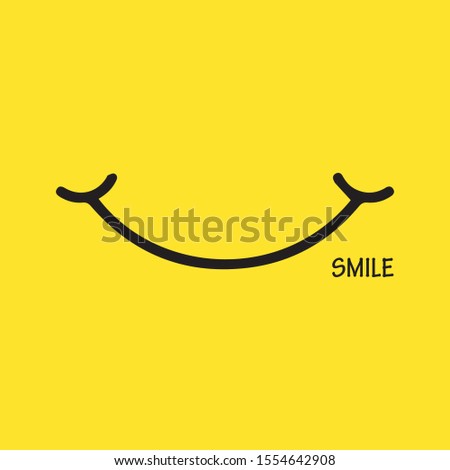Smile icon Logo Vector Template Design