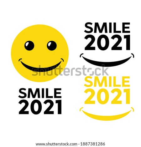 Smile icon Logo Vector Template Design. Smlie doodle