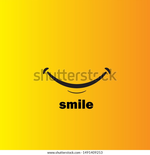 笑顔のアイコンロゴベクター画像テンプレートデザイン のベクター画像素材 ロイヤリティフリー