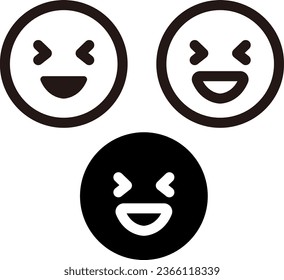 Smile icon mark :  vector