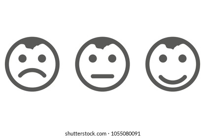 Smile Icon outline vector eps10. Smiley face sign. Emoji face smiley icon line symbol. Isolated vector illustration of happy sign concept for your web site mobile app logo UI design.