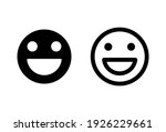 smile icon set. smile emoticon icon. feedback 