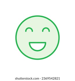 Lächeln Symbol Set. Lächeln Emoticon Symbol. Rückmeldung 