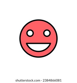 smile icon set illustration. smile emoticon icon. feedback sign and symbol