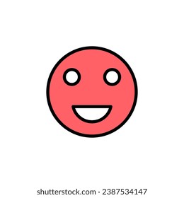 smile icon set illustration. smile emoticon icon. feedback sign and symbol