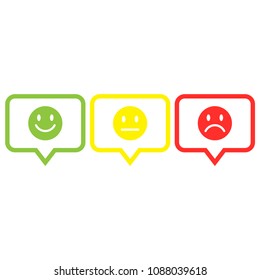 smile icon set isolated vector