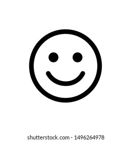 Smile icon stock vector illustration flat design