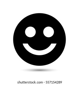 Smile icon stock vector illustration flat design