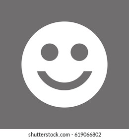 Smile icon stock vector illustration flat design